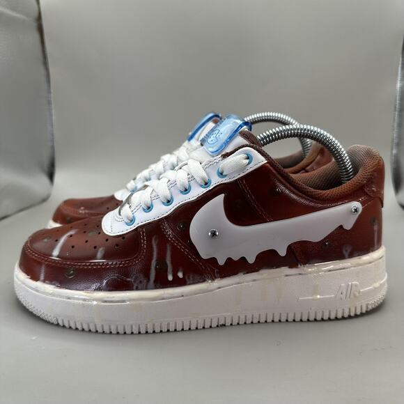 Nike Air Force 1 Low Custom Sneakers “Cookies” N Milk Men’s 7 US/ Women’s 8.5 US - Picture 2 of 11